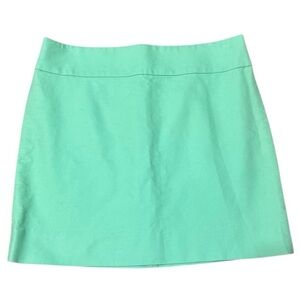 J. CREW Mint Pastel Green Mini Skirt Spring Summer Party Size 2 St Patrick’s Day